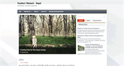 Desktop Screenshot of nepaleseteacher.org